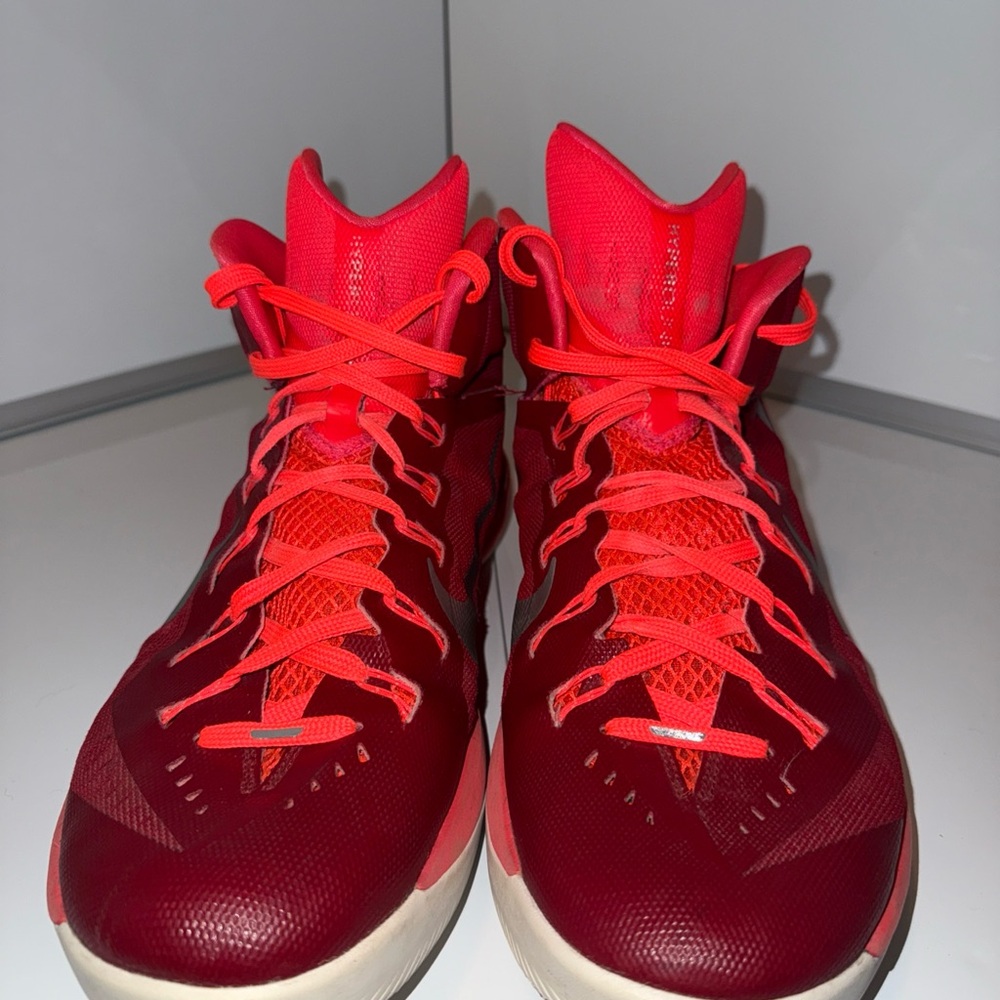 Nike Hyperdunk Mens High Top Basketball Shoes US Size 14 Red White 653483-607 - Picture 4 of 12